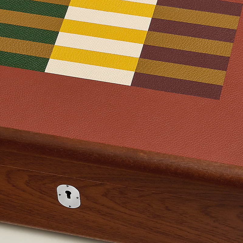 Casaque Oxer poker box - Red | Hermès USA